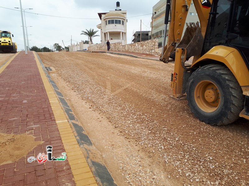  فيديو: ولن يتوقف ... انجاز المرحلة الاولى من شارع المرحوم الشيخ عبدالله نمر درويش والرئيس يؤكد  هذا الشارع الحيوي سيصل الى مدخل قرية كفربرا 